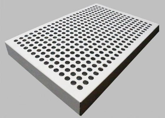 Honeycomb Perforated Aluminium Facade Menyerap suara