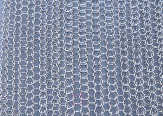 40mm lebar merajut stainless steel mesh tabung untuk elemen filter