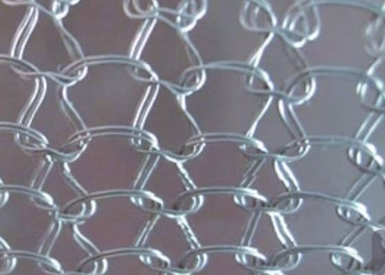Solid Filter Knitted Metal Mesh Multi Strand Wire Weave Metode anti korosi