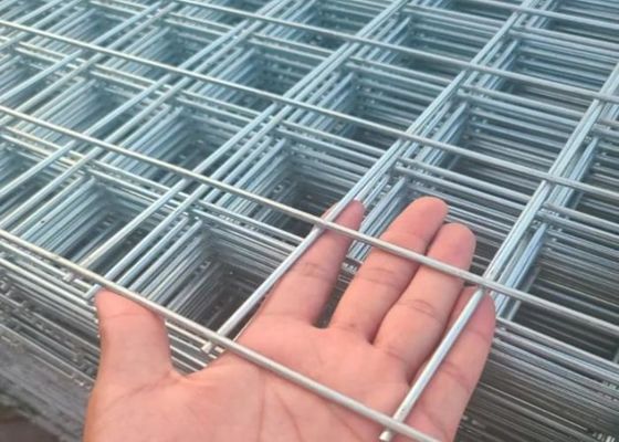 8 Gauge Panel Wire Mesh Dilas Galvanis untuk Pagar Sementara yang Tahan Lama