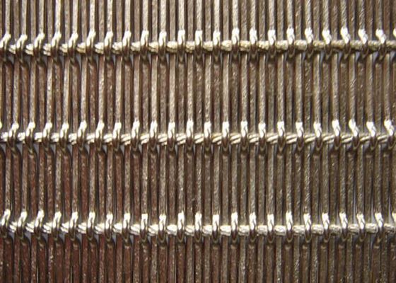 Ukuran Standar Dilas Stainless Steel Berkerut Wire Mesh Dekoratif Galvanis