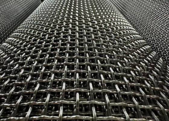 Jaring Saringan Bergetar Anti-Penyumbatan Baja Mangan Tinggi untuk Pertambangan