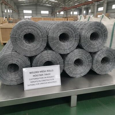 Ukuran Lubang 14 x 14 Welded Mesh Rolls Customization On Request Serbaguna dan Konstruksi Cocok untuk Berbagai Industri