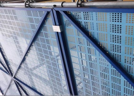 1.2*1.8m Eksterior Dinding Menekan Lembaran Logam Anti Drop Screen Climbing Frame