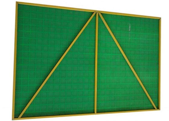 1.2*1.8m Eksterior Dinding Menekan Lembaran Logam Anti Drop Screen Climbing Frame