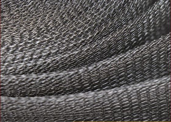 Lebar 2 inci Dekat Merajut Wire Mesh Multi Filamen Putaran Datar Tahan Lama