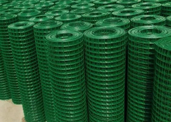 Hijau Dilapisi 0.35mm-6mm Wire Mesh Roll Welded Wire Mesh Fencing Rolls Anti Penuaan