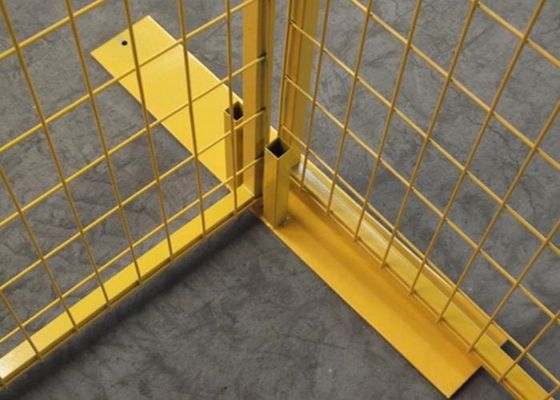 SGS Anticorrosion Pvc Coated Wire Mesh Panel Panel Pagar Sementara Kanada