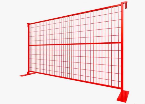SGS Anticorrosion Pvc Coated Wire Mesh Panel Panel Pagar Sementara Kanada
