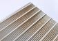 SS304 SS321 V Slot Filter Wire Mesh Wedge Wire Filter Screen Untuk Pertanian