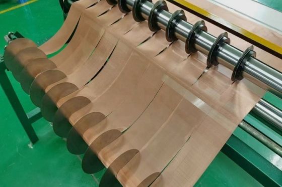 Kekuatan Tinggi Dan Ketangguhan Woven Wire Mesh Screen Perunggu Fosfor