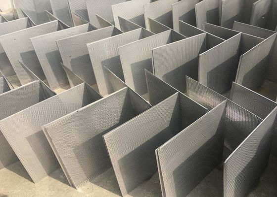 1.0mm Ketebalan Perforated Mesh Sheet Stainless Steel Untuk Filter Industri