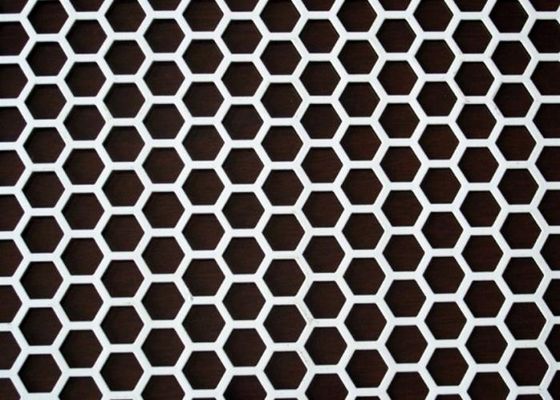 Anodizing Aluminium Perforated Mesh Sheet Ukuran Lubang Dari 0.1mm Sampai 100mm