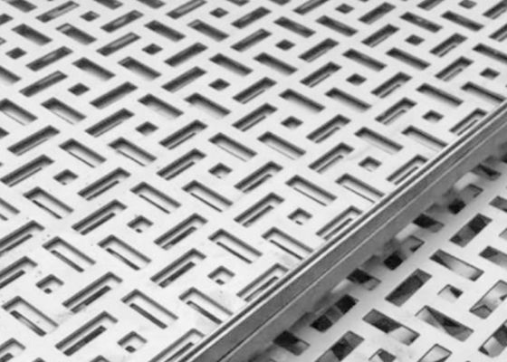 0.2mm-10mm Ketebalan Stainless Steel Punched Metal Sheet dengan Pola Lubang Khusus untuk Peralatan Industri & Filter