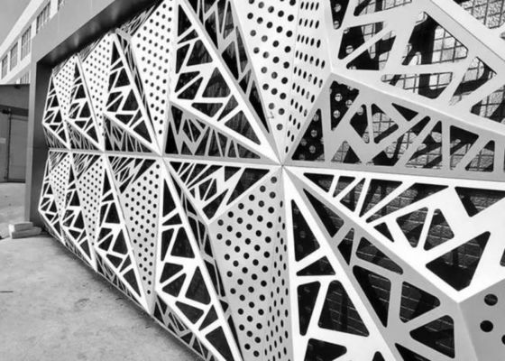 Lembar logam bertekstur tinggi dengan pola lubang yang dapat disesuaikan dan ketahanan korosi untuk arsitektur dan dekorasi
