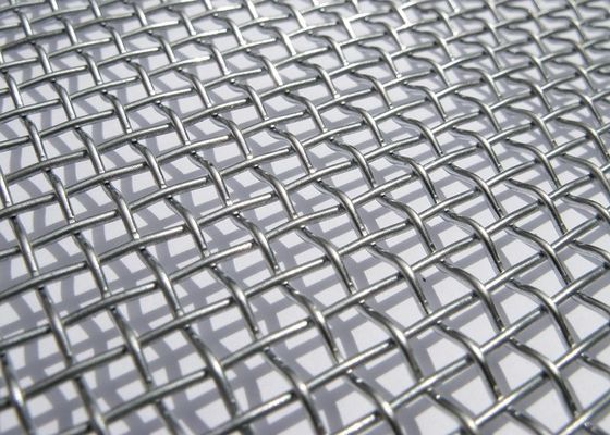 Heavy Duty Stainless Steel Woven Wire Mesh Screen Untuk Abrasi dan Korosi Resistensi