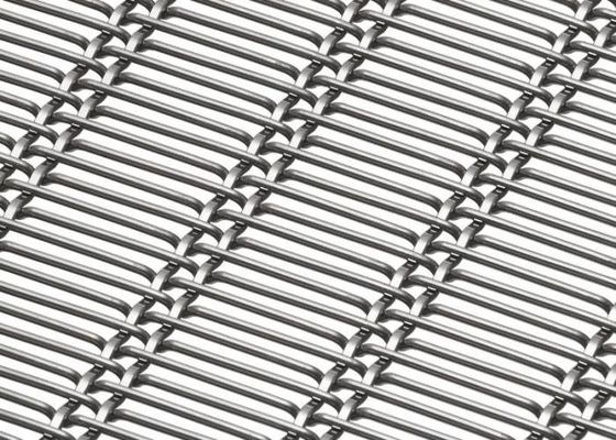 Tensile Steel Woven Wire Mesh Screen Rectangular Mesh Type Galvanized untuk daya tahan dan umur panjang