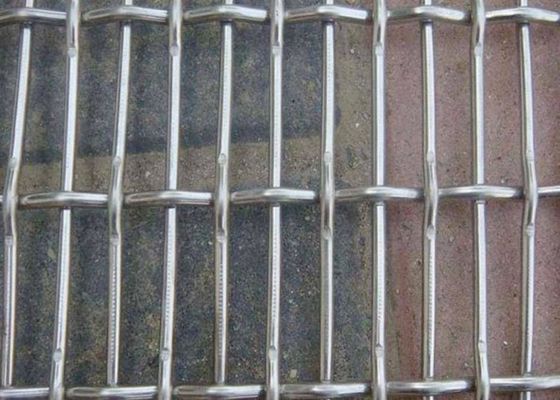 Tensile Steel Woven Wire Mesh Screen Rectangular Mesh Type Galvanized untuk daya tahan dan umur panjang