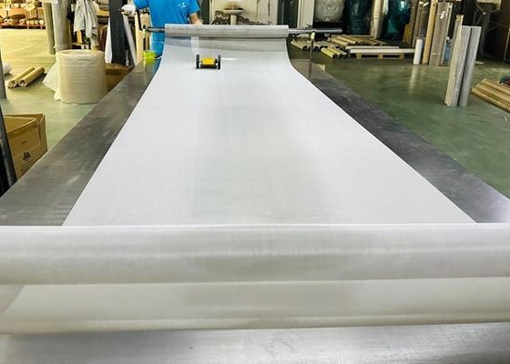 Very Fine Stainless Steel Wire Mesh Screen Plain Weave Type 400 Mesh dengan berbagai panjang