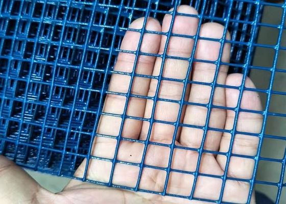 Anti Karat Hijau Hitam Biru Welded Wire Mesh Untuk Taman / Stadion Pagar