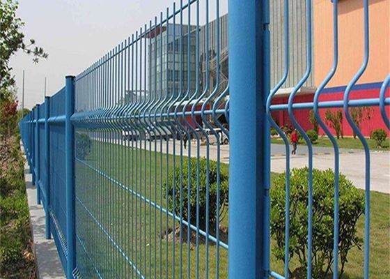 Anti karat Baja Karbon PVC Lapisan Welded Wire Mesh untuk pagar keamanan