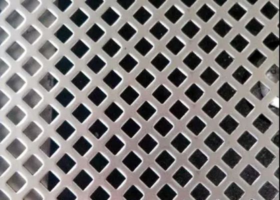 Standar ISO 9001 Lembar Mesh Logam Perforasi Galvanis untuk Dekorasi