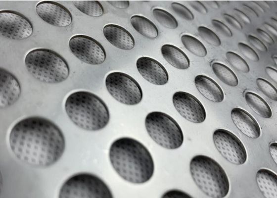 Lembar logam perforasi yang dipoles untuk skrining industri