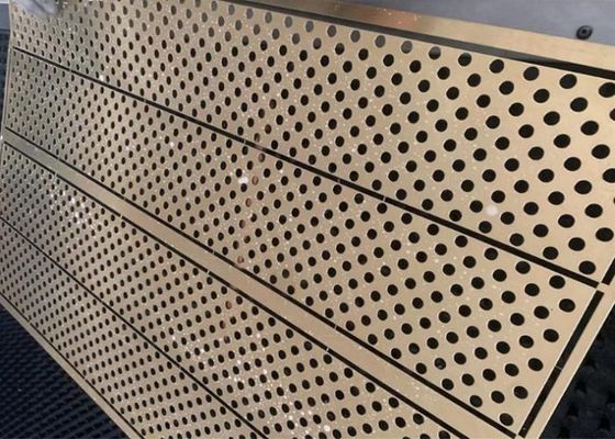 Lembar Mesh Logam Berlubang Disesuaikan Untuk Filtrasi Arsitektur
