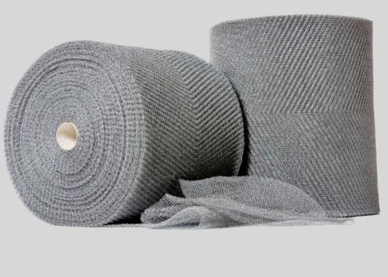 Stainless Steel Knitted Wire Mesh untuk Air Bag / Sound Isolation Pad / Shock Absorber