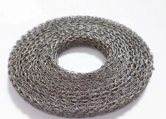 Stainless Steel Knitted Wire Mesh untuk Air Bag / Sound Isolation Pad / Shock Absorber