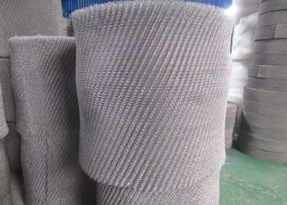 Filter Cairan Gas Industri Wire Mesh / Knitted Mesh Filter Cairan Gas Dengan Berbagai Jumlah Wire