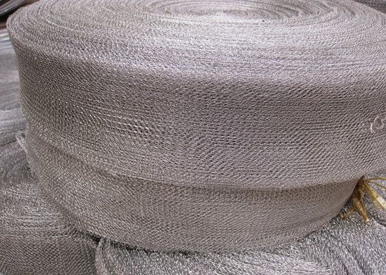 Galvanized Wire Knitted Mesh Rolls tahan panas terhadap korosi