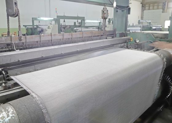 30m Standard Roll Size Stainless Steel Filter Mesh Permukaan datar