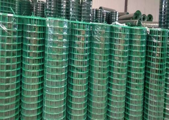 Carbon Fence Green Welded Steel Wire Mesh Rolls