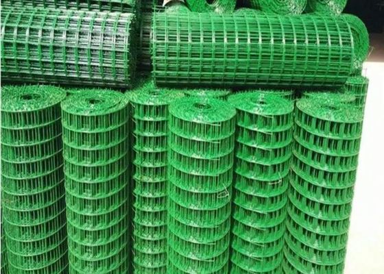 Carbon Fence Green Welded Steel Wire Mesh Rolls