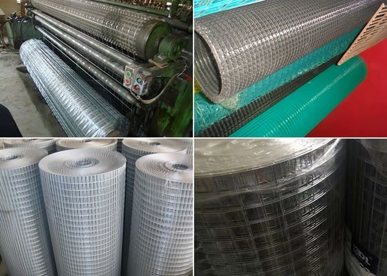 Rol Mesh Las Galvanized Hot Dip tahan lama untuk kandang hewan