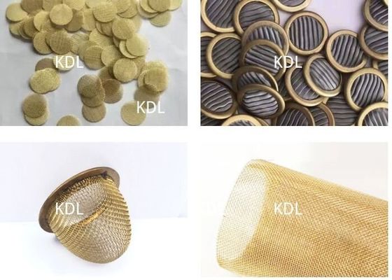 Oblang Perunggu Filter Screen Mesh Dengan Advanced Perforated Technic