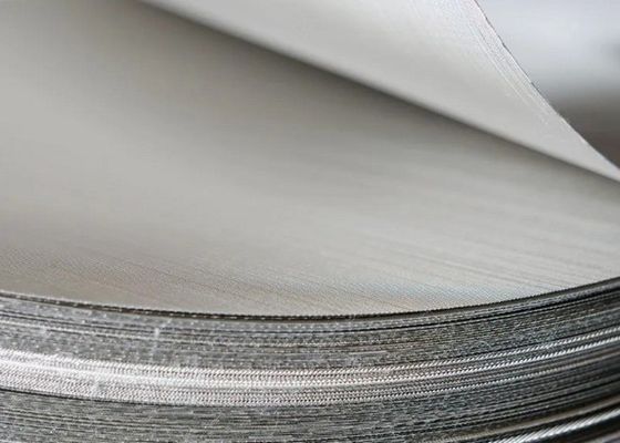 Jaring layar filter persegi dengan tenunan polos untuk filtrasi industri