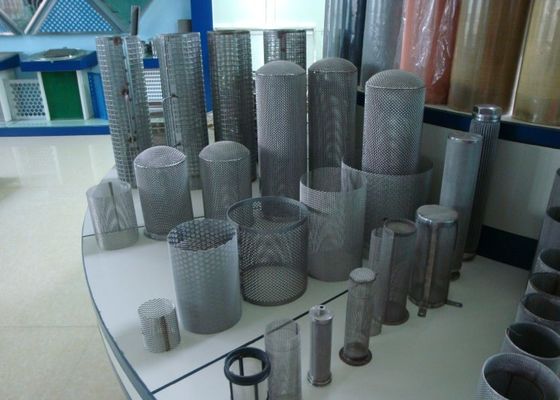 Perforated Filter Wire Mesh Untuk Struktur Multi-Layer 0.4mm Sampai 1