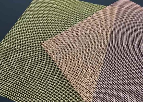 Nonmagnetic Red Copper Color Filter Wire Mesh Untuk Berbagai Industri