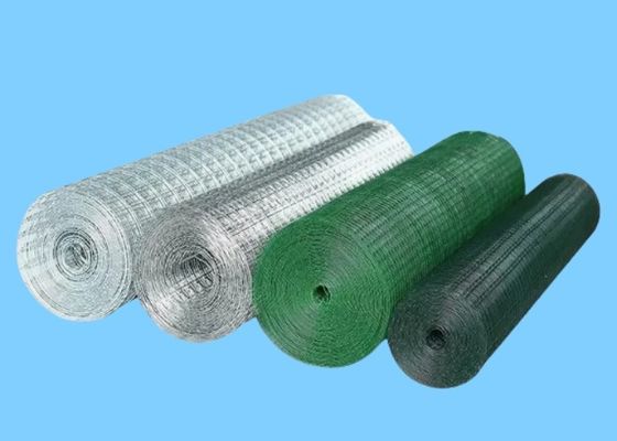 PVC dilapisi lubang persegi kawat kawat las dengan 1/4 '' 3/8' 'dan 3/4' 'ukuran lubang untuk kandang keamanan dan kandang hewan