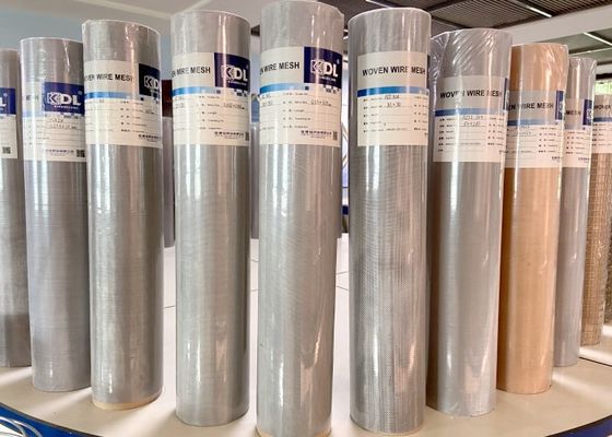 Stainless Steel Plain Weave Woven Wire Mesh Screen Untuk Pemisahan Filtrasi