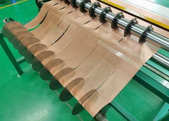 Tahan korosi ASTM E2016 Standar Woven Metal Screen Tahan Dampak Berat Raw Edge Preparation