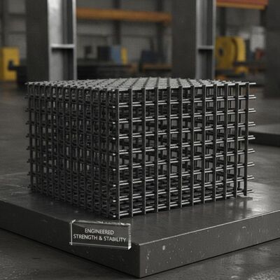 Mesh 12 x 12 Baja Karbon Baja Persegi Panjang Dibangun untuk Memberikan Kekuatan dan Stabilitas Luar Biasa di Industri
