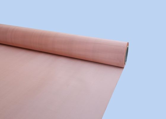 Panas Memancarkan Wire Mesh Tembaga Merah Keberlanjutan Wire Mesh Industri Woven