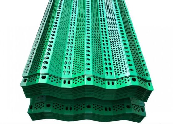 Fleksibel Flame Retardant Punched Metal Screen Windproof Dust Suppression Net