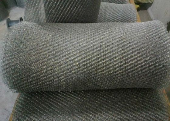 Wire Mesh Rajutan Nikel Tipe Datar Untuk Filter Bantalan Demister