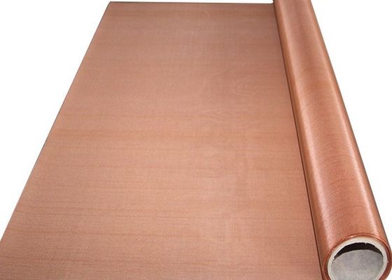 Layar Wire Mesh Tenun Tembaga Murni Tahan Karat Konduktivitas Listrik Tinggi