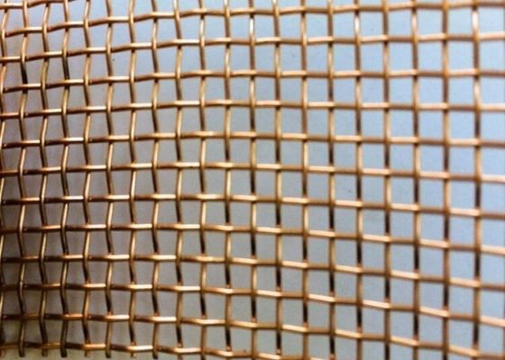 Tembaga Atau Paduan Lainnya Tenunan Polos Anyaman Wire Mesh Screen Panjang 50m