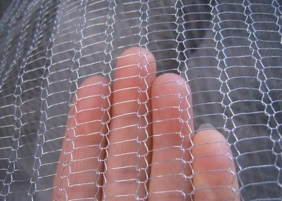 Efisien Galvanized Wire Knitted Mesh Untuk Oil Gas Separator